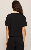 Sway Textured Tee // black