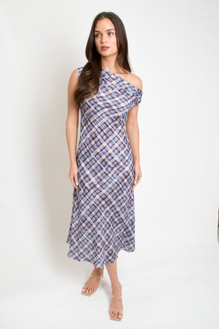 Ace Plaid Midi Dress