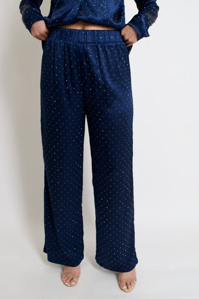 Billie Embellished Satin Pants