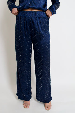 Billie Embellished Satin Pants