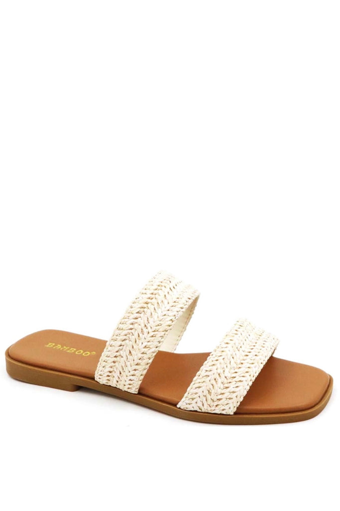 Raffia Strap Sandals