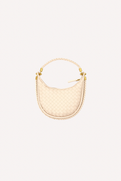 Mini Monaco Woven Bag // bone