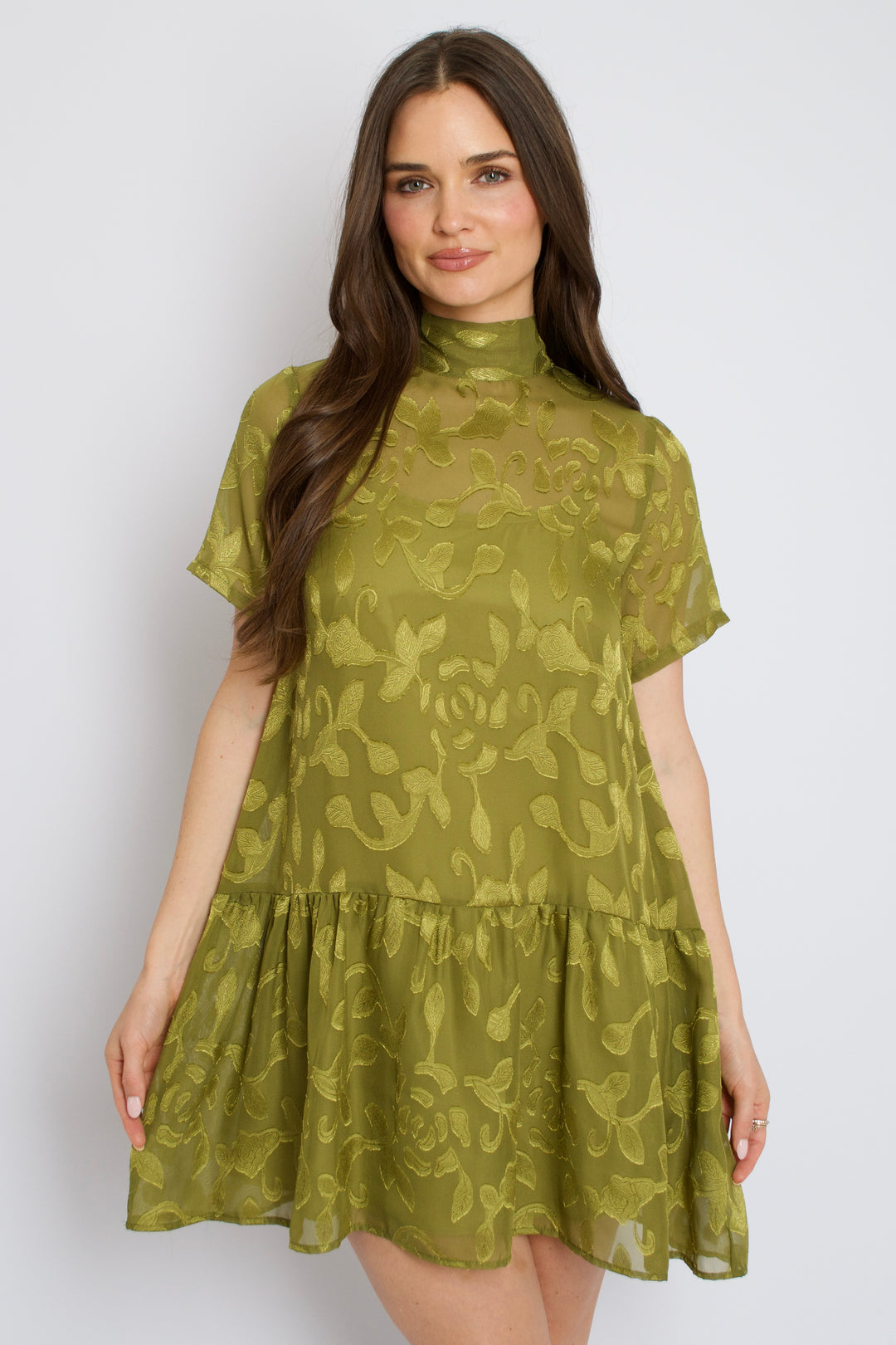 Olive Bloom Dress