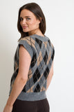 Varsity Argyle Vest