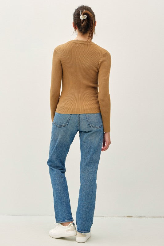 Not So Basic Ribbed Top // 2 colors