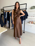 Barbara Satin Skirt