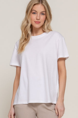 Short Sleeve Round Neck Tee // 2 colors