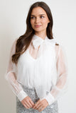 Natasia Bow Blouse