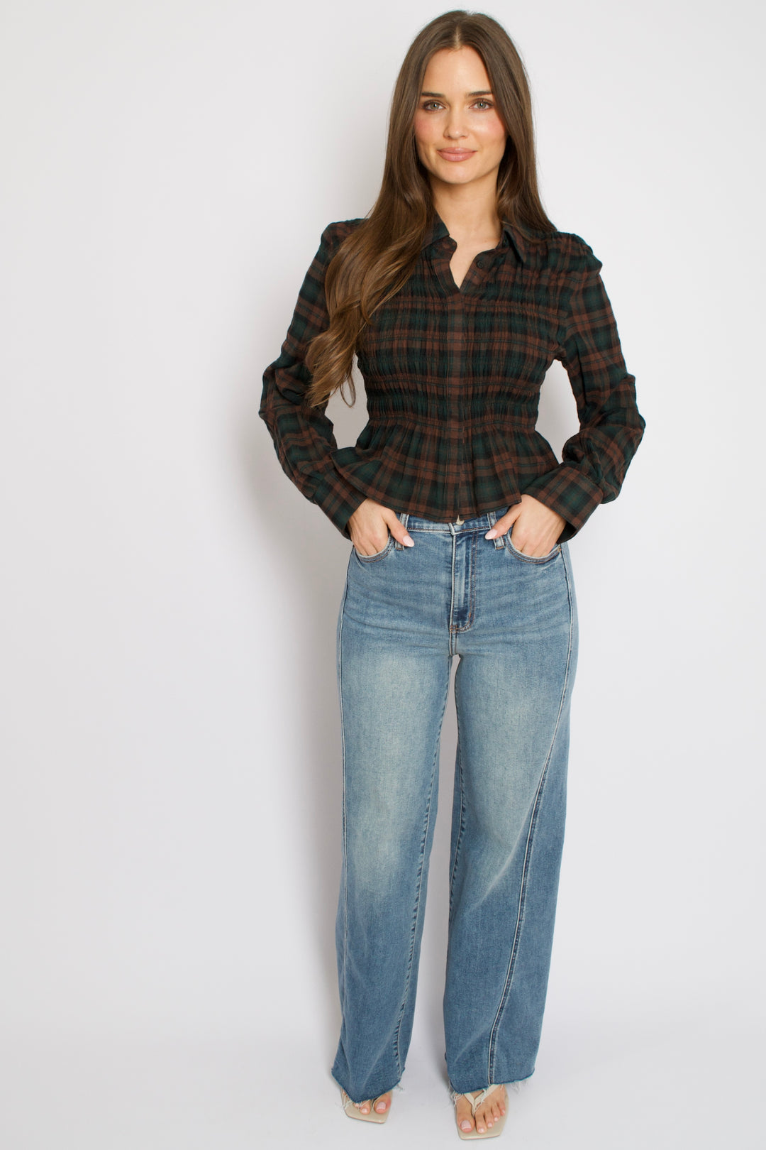 Willow Plaid Top