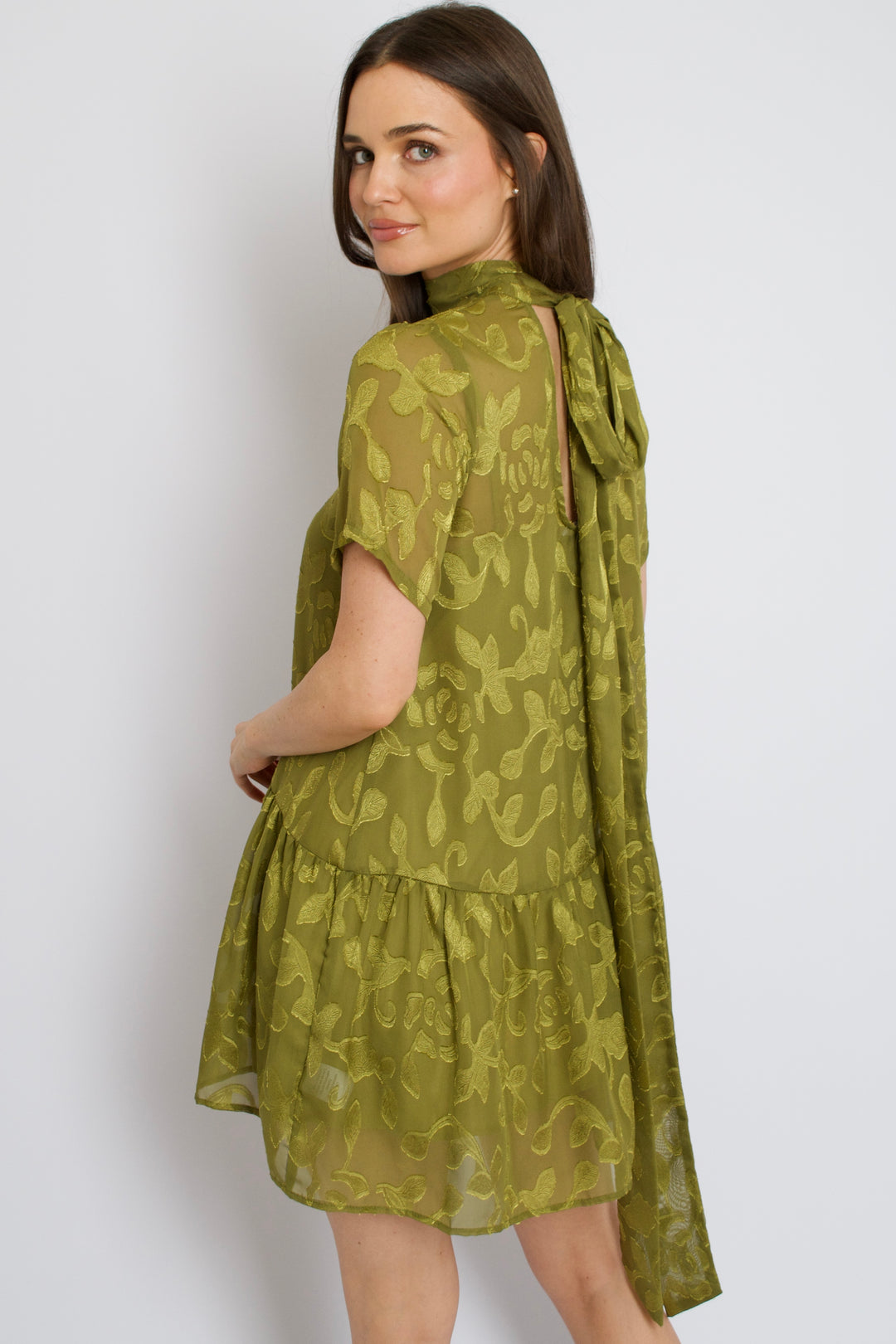 Olive Bloom Dress