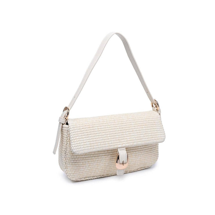 Gloria Straw Crossbody // ivory
