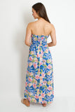 Sunset Petal Sky Maxi Dress