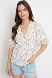 Jane Floral Puff Sleeve Blouse