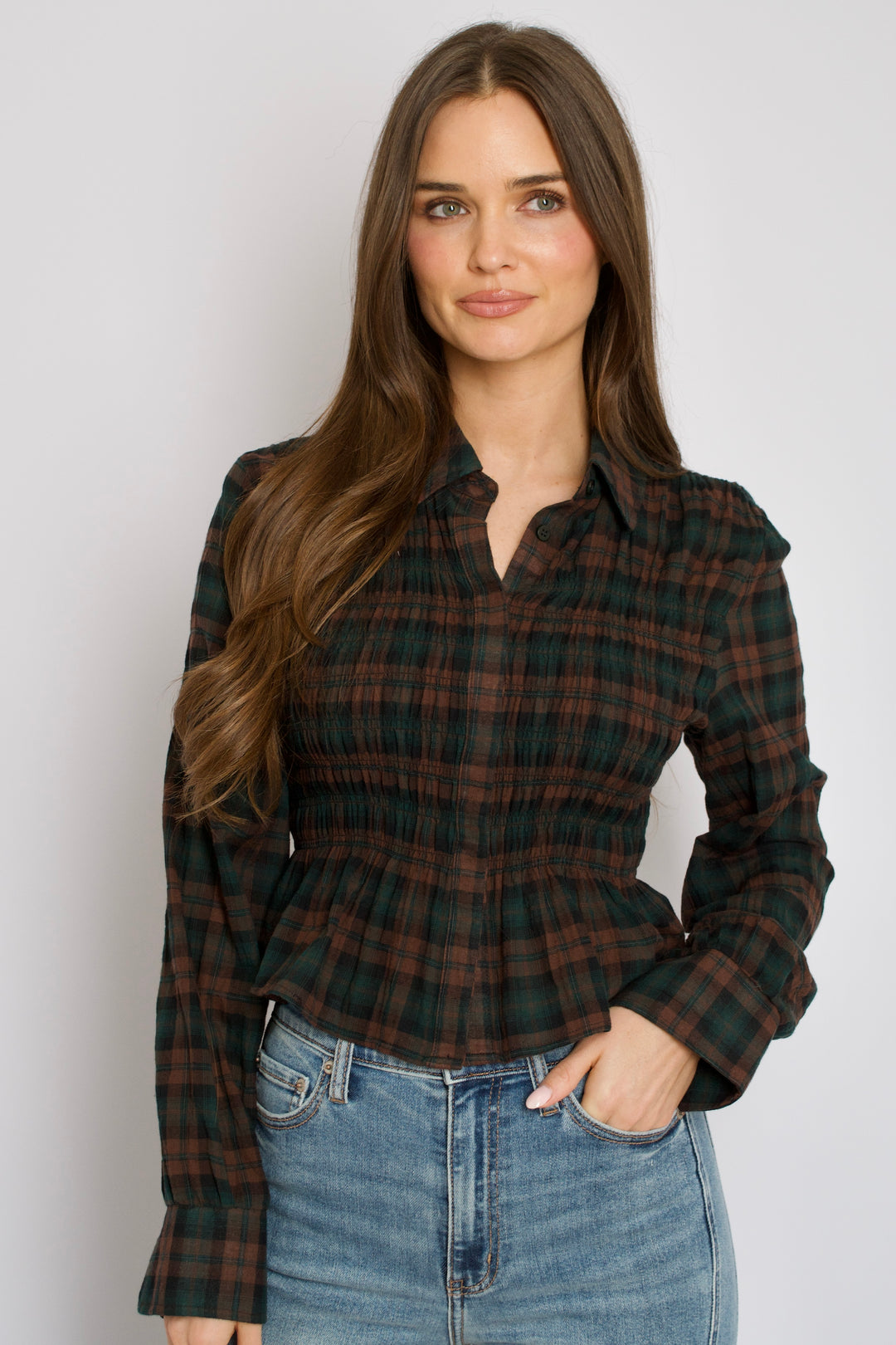 Willow Plaid Top