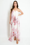 Laelia Orchid Pleaded Midi Dress