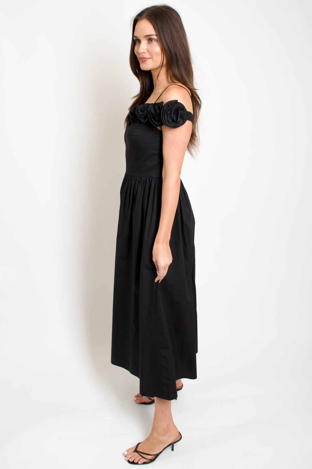 Marbella Rose Midi Dress