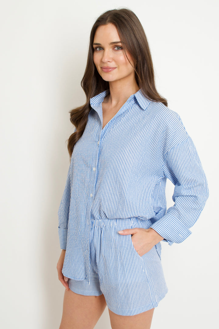 Tulum Stripe Set // blue