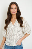 Jane Floral Puff Sleeve Blouse