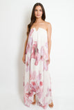 Laelia Orchid Pleaded Midi Dress