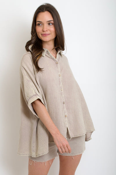 Dune Gauze Top // 4 Colors
