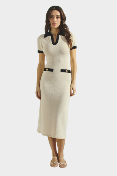 Coco Contrast Knit Dress