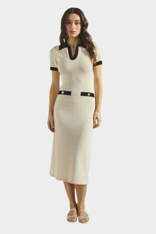 Coco Contrast Knit Dress