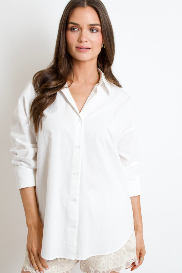 Chic Poplin Top