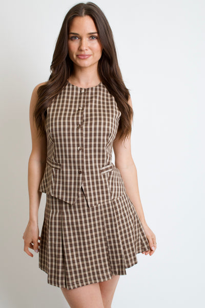 Dani Plaid Skirt