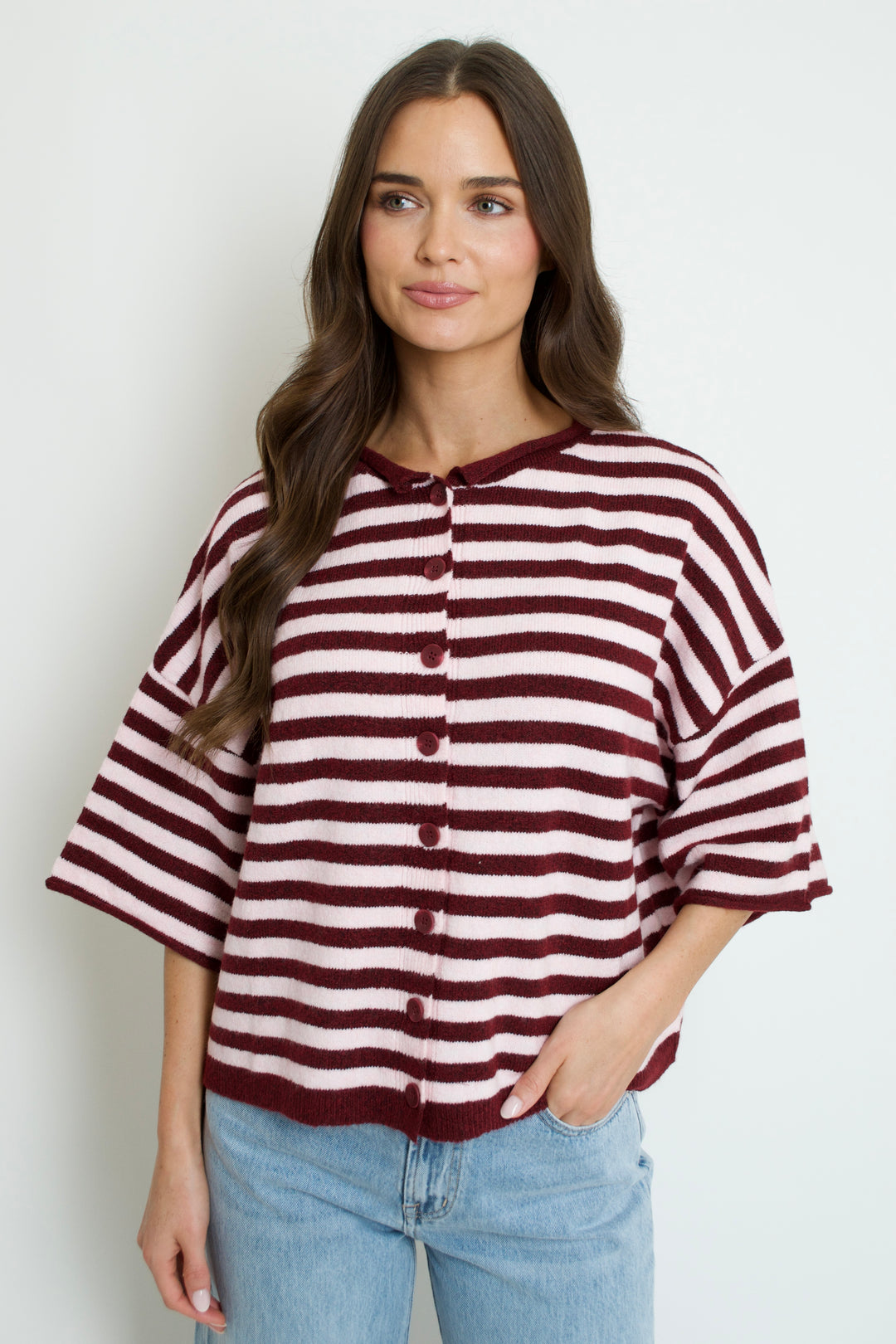 Miley Stripe Cardigan