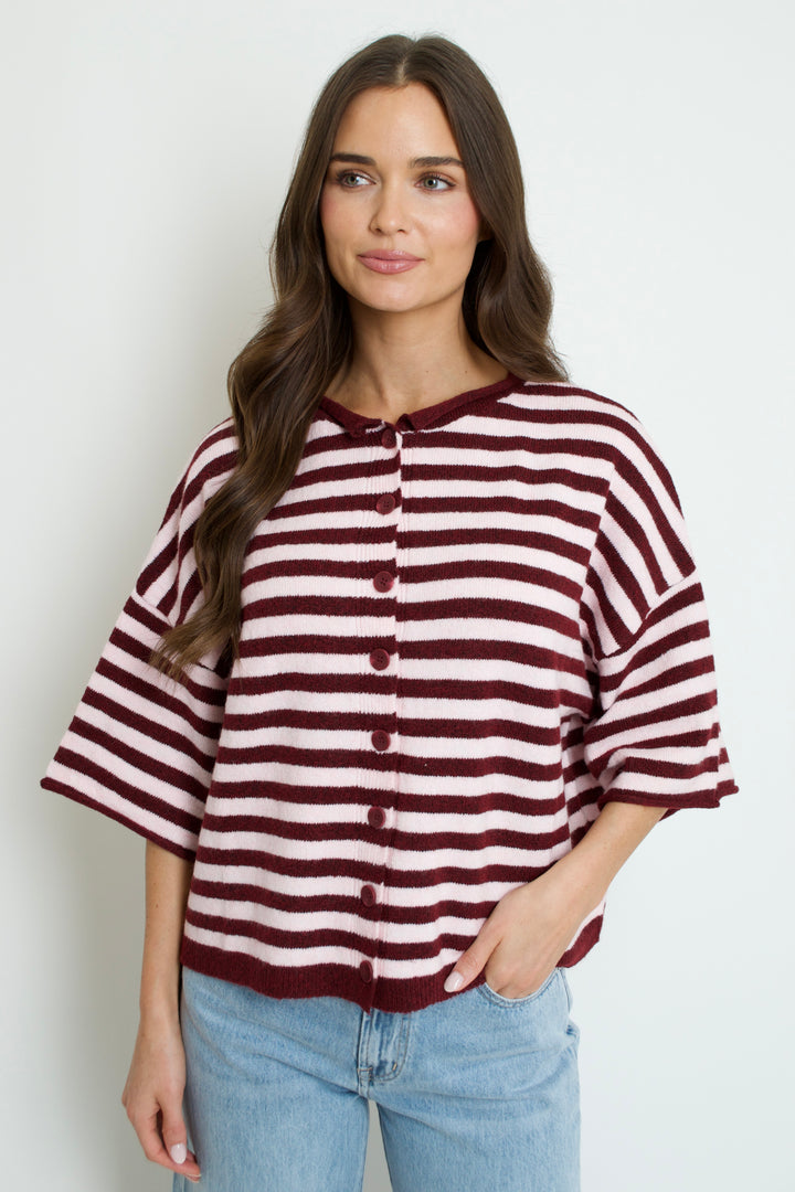 Miley Stripe Cardigan
