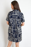 Selene Stitch Shirt Dress