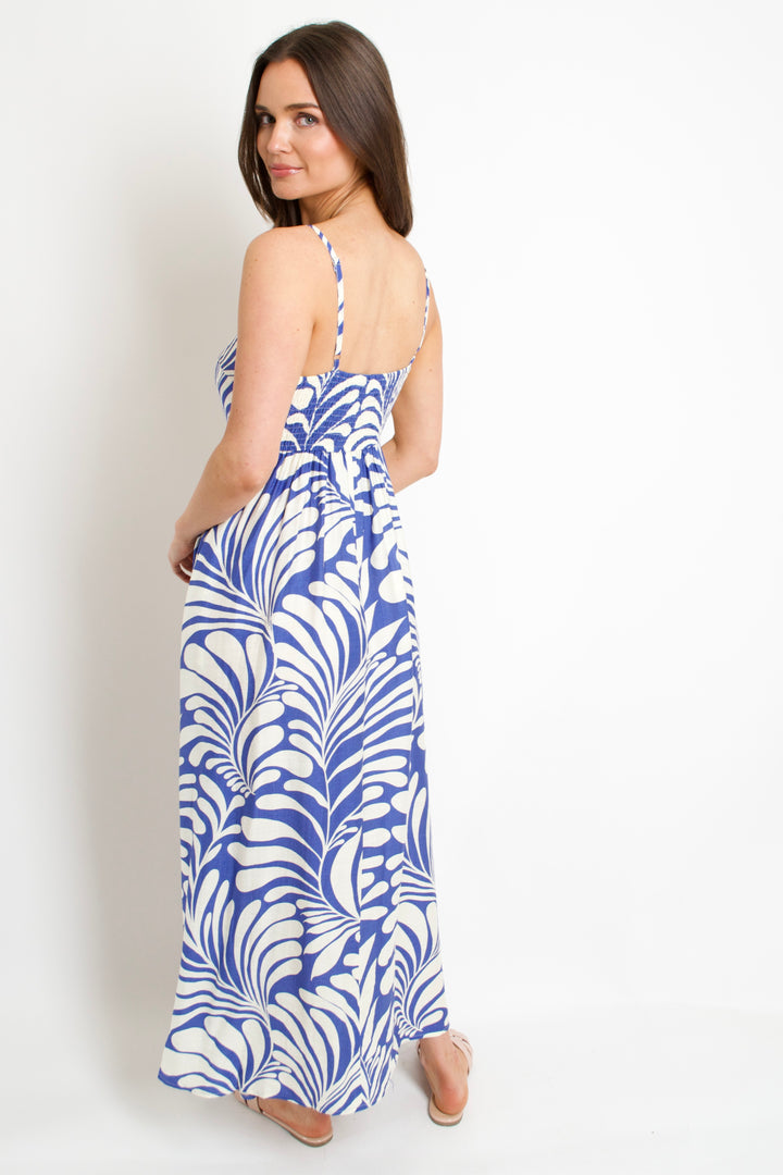 Cycladic Palm Maxi Dress