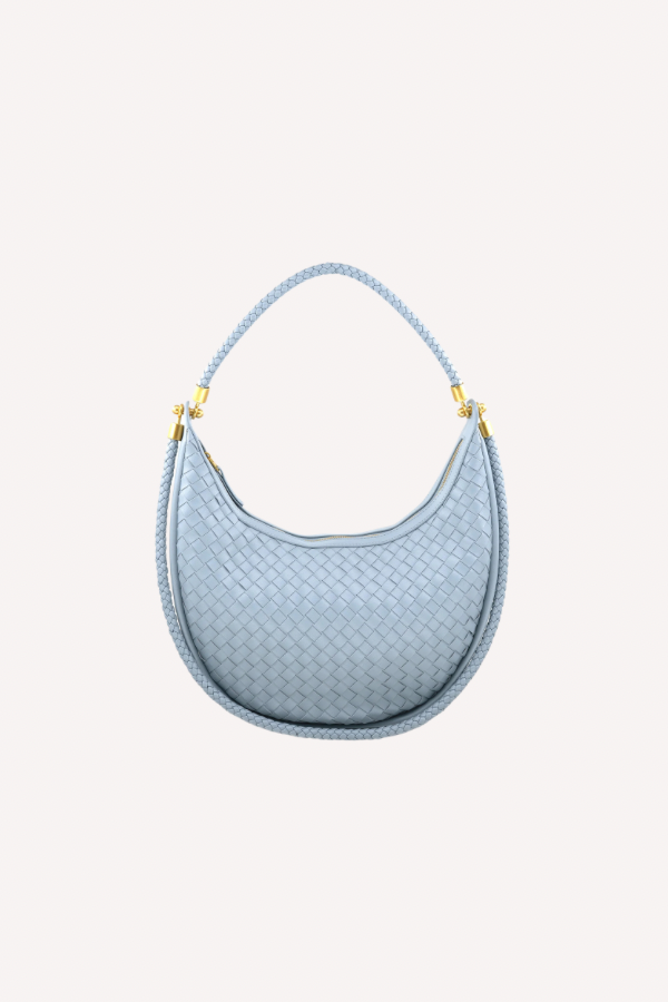 Monaco Woven Bag // cloud