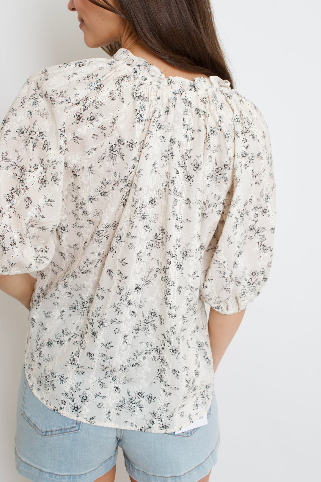 Jane Floral Puff Sleeve Blouse