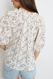 Jane Floral Puff Sleeve Blouse