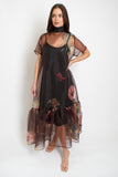 Odelia Floral Organza Dress
