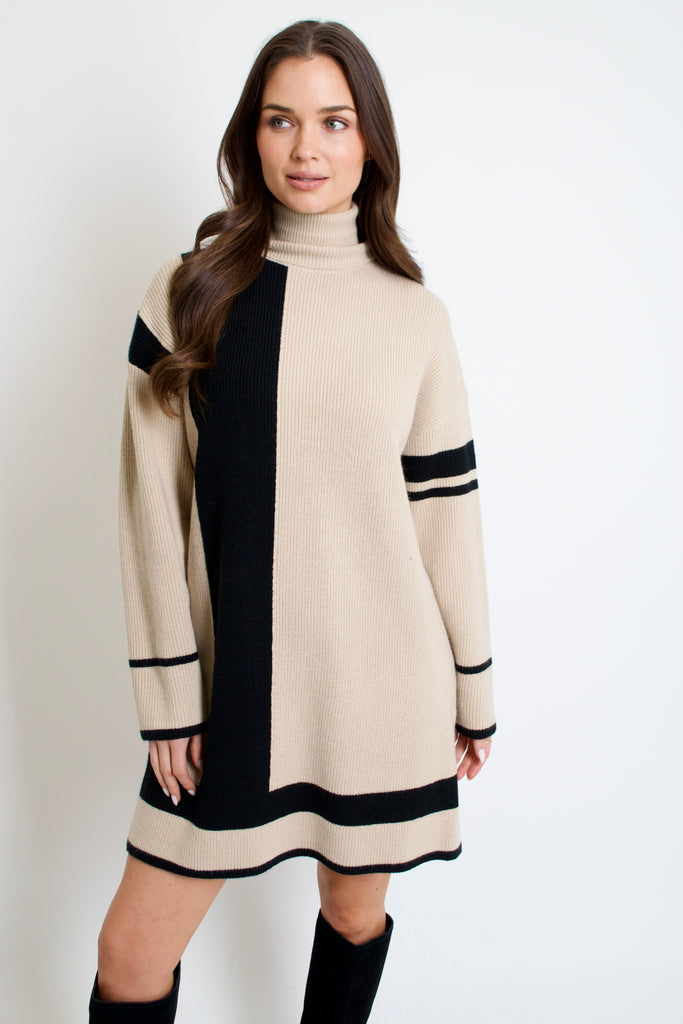 Colorblock City Dress