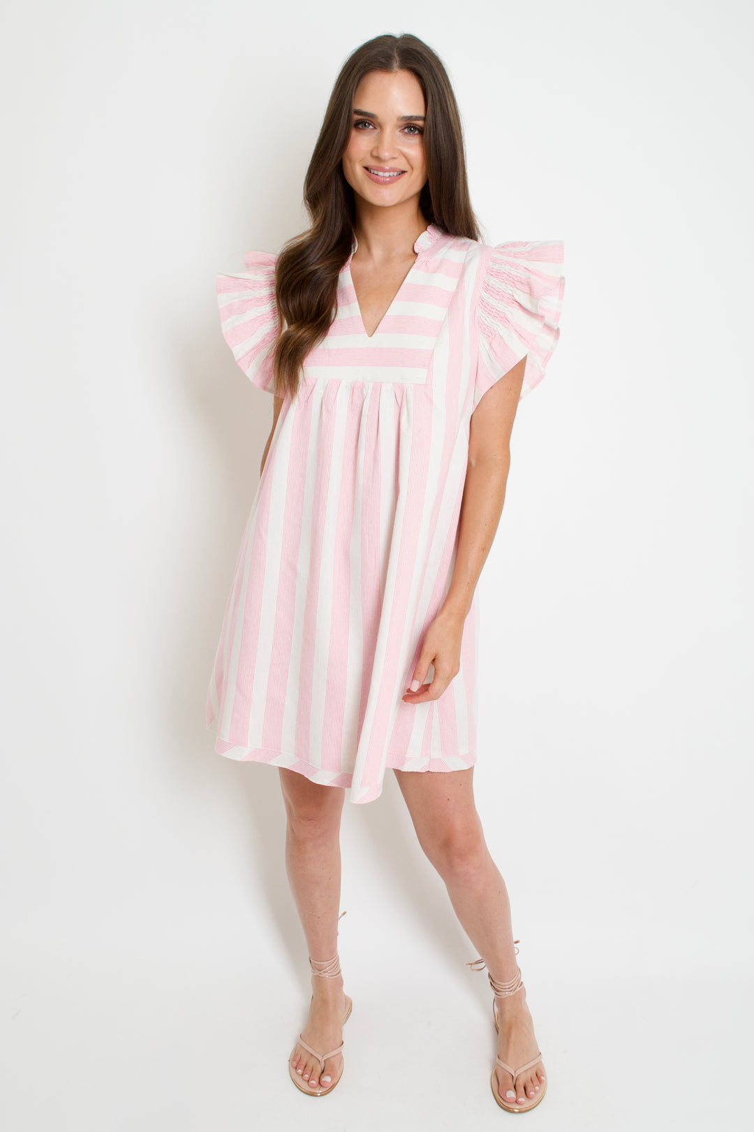 Blush Flutter Dress