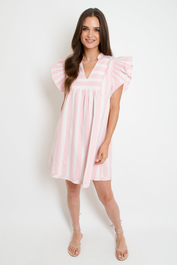Blush Flutter Dress