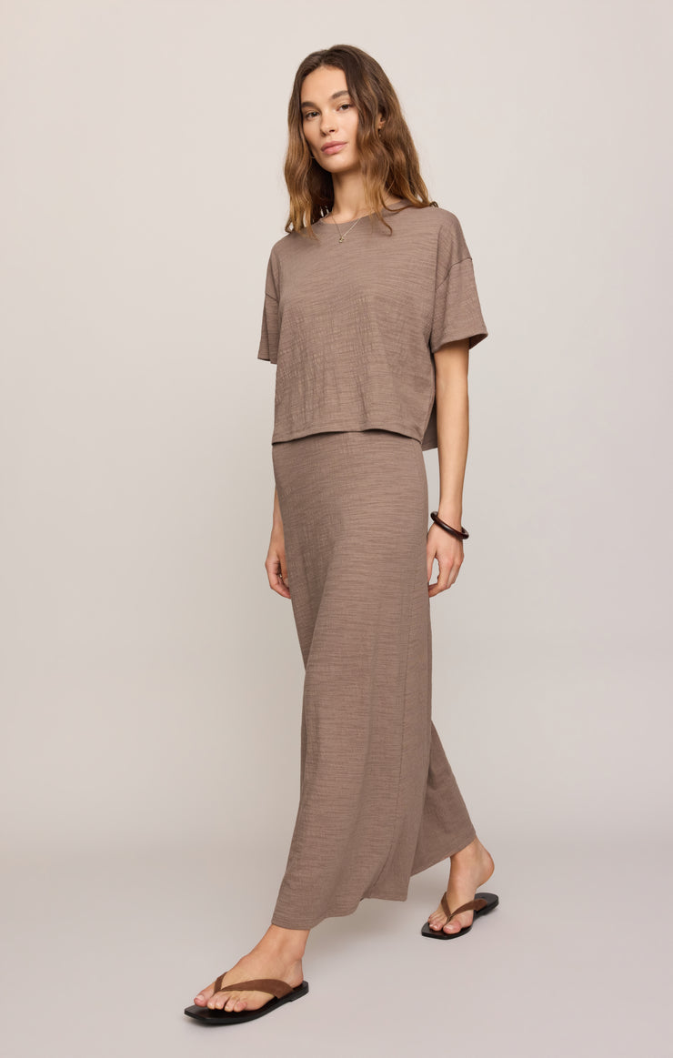 Sway Textured Tee // iced coffee