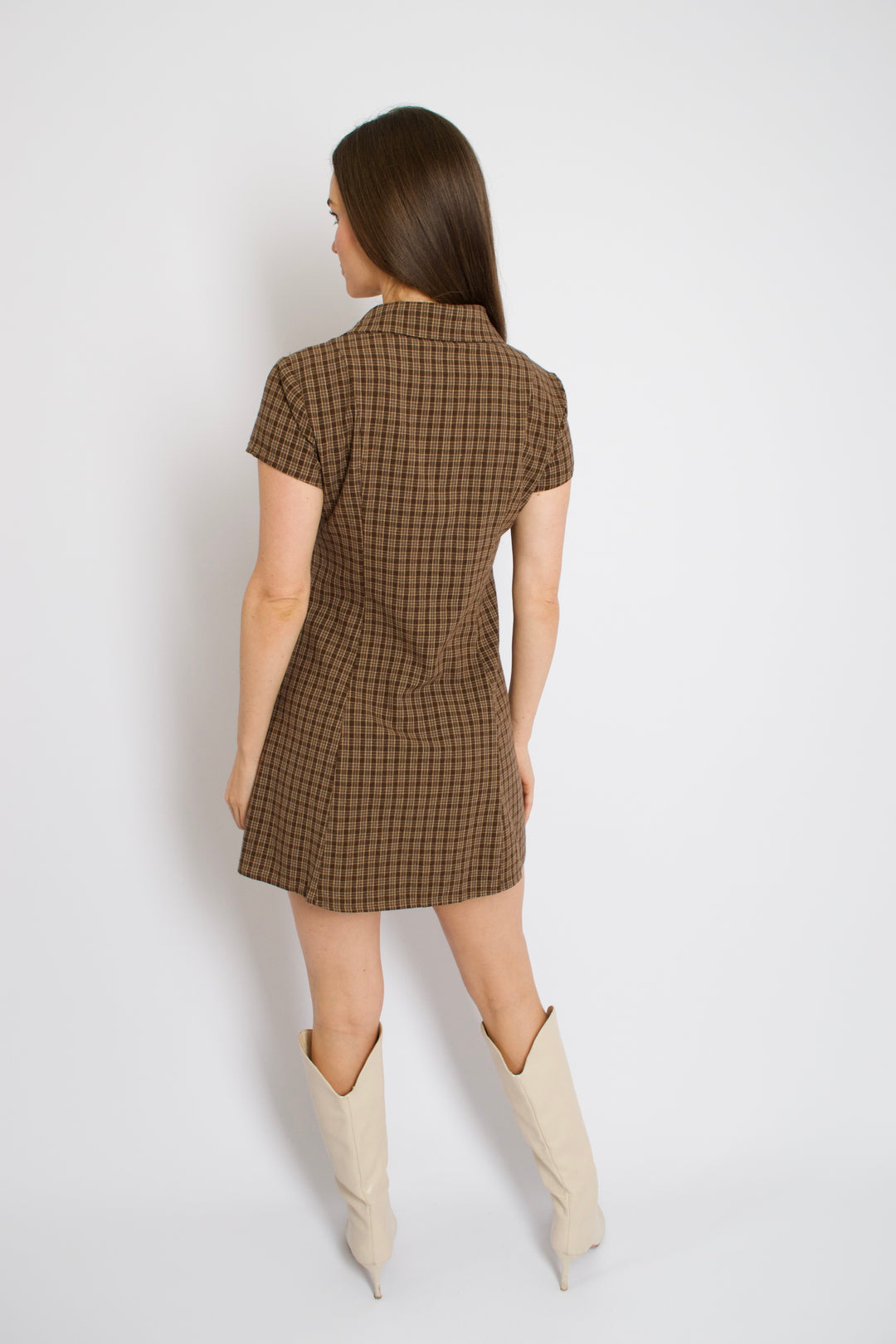 Mackenzie Check Dress