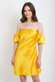 Dreamsicle Satin Dress