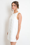 Scallop Charm Mini Dress