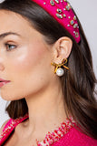 HELLO EDIE // Bow Pearl Drop Earrings