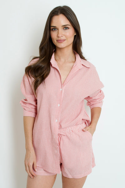 Tulum Stripe Set // red