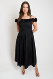 Marbella Rose Midi Dress