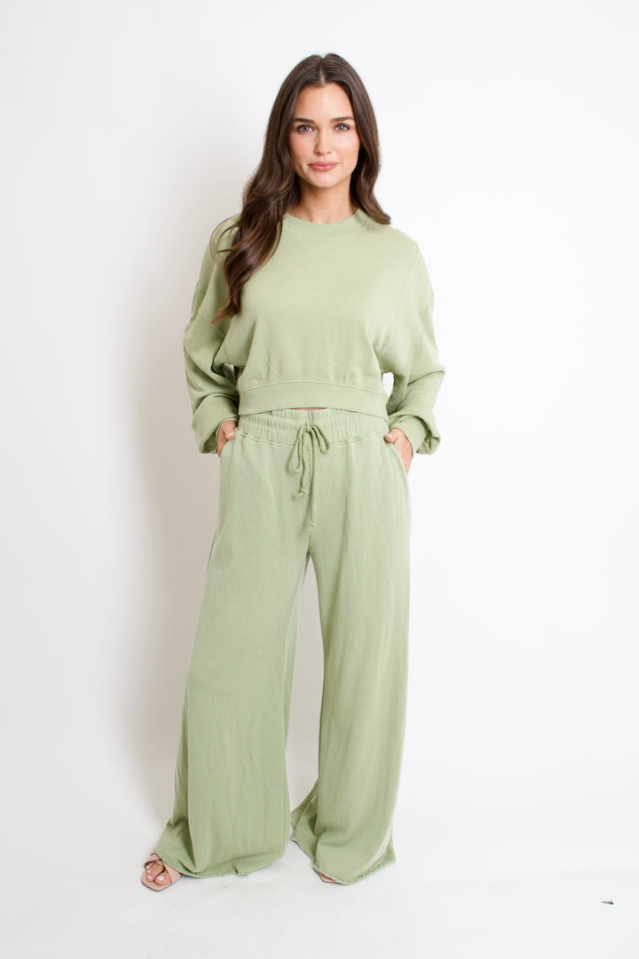 Mayzie Pant Set // mineral green