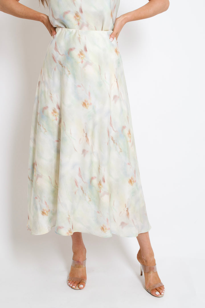 Barbara Satin Skirt