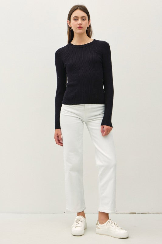 Not So Basic Ribbed Top // 2 colors