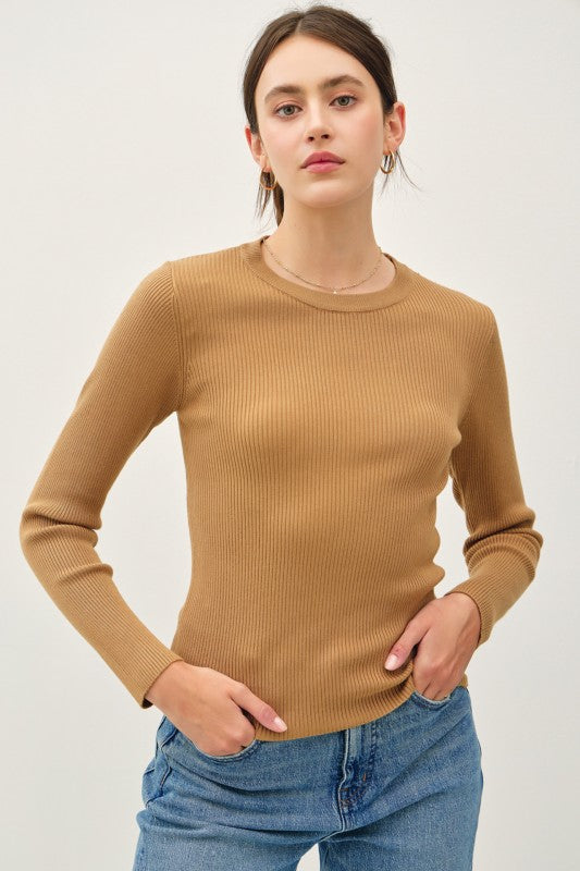 Not So Basic Ribbed Top // 2 colors